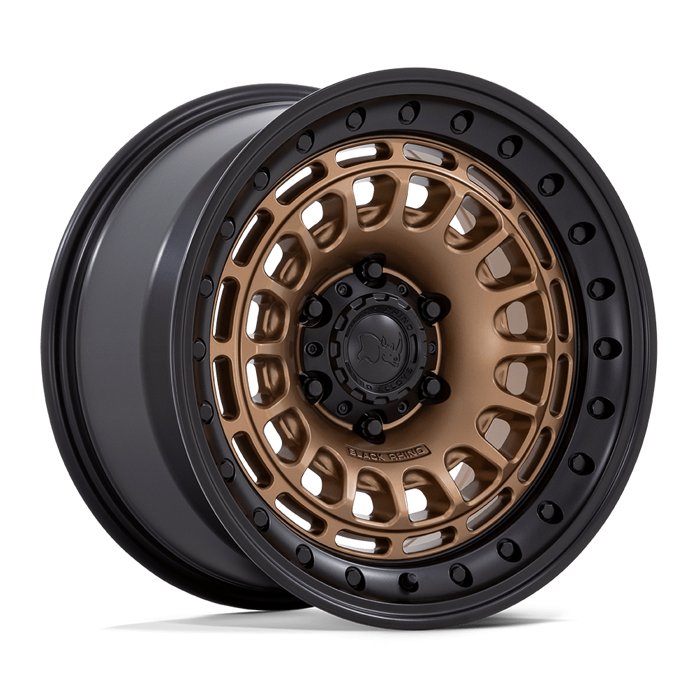 17x9 Black Rhino BR014 Sahara Matte Bronze W/ Gloss Black Wheel 6x5.5 (-12mm)