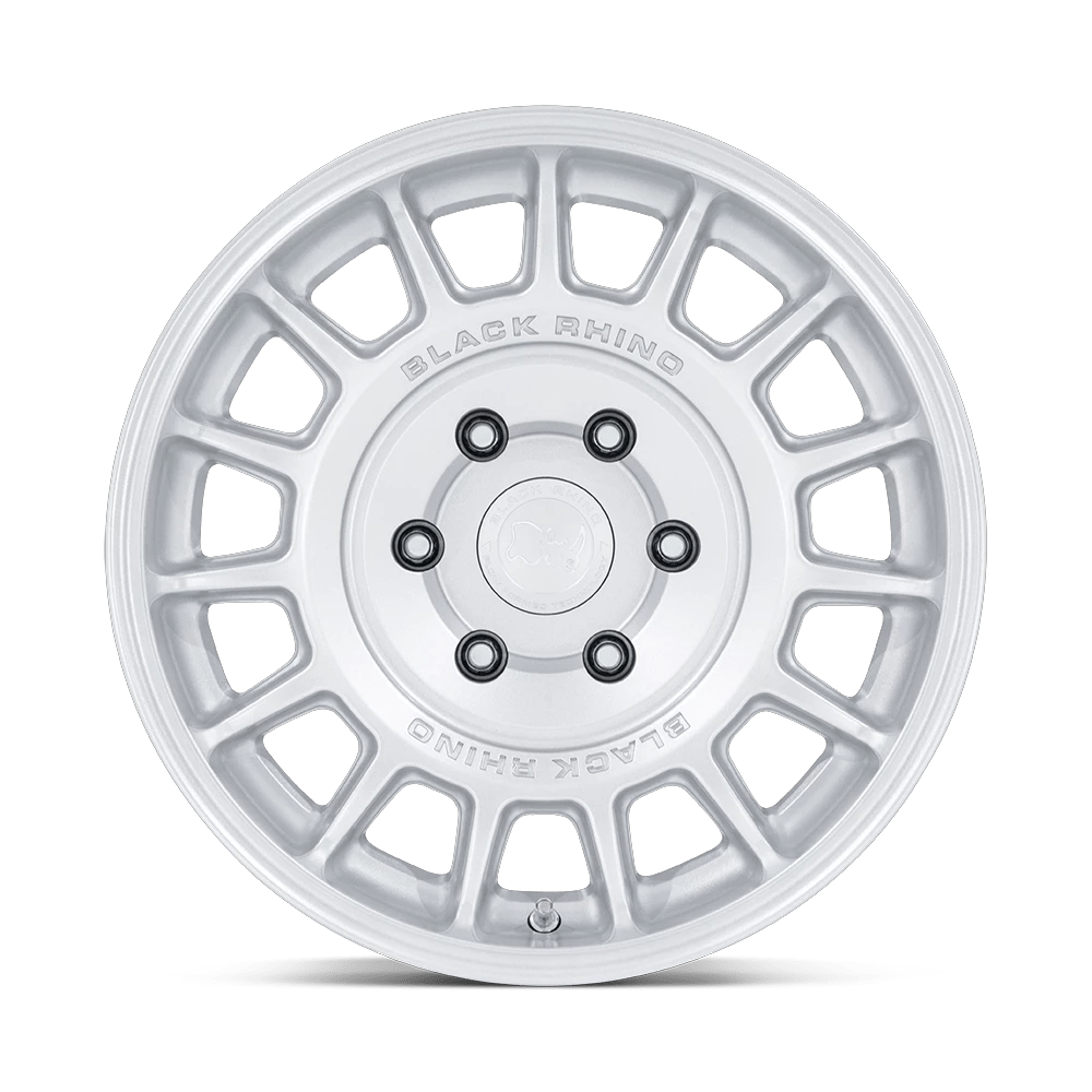 18x8 Black Rhino BR015 Voll Hyper Silver Wheel 5x4.5 (25mm)