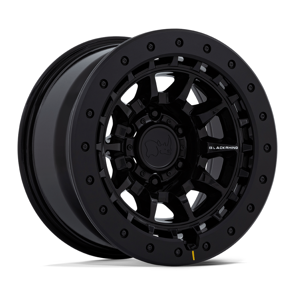 17x8.5 Black Rhino BR016 Tusk Gloss Black Wheel 6x135 (0mm)