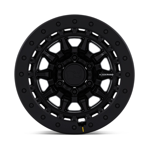 17x8.5 Black Rhino BR016 Tusk Gloss Black Wheel 6x5.5 (-10mm)