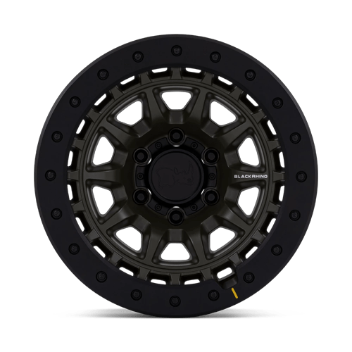 17x8.5 Black Rhino BR016 Tusk Olive Drab Green Wheel 5x5.5 (-10mm)