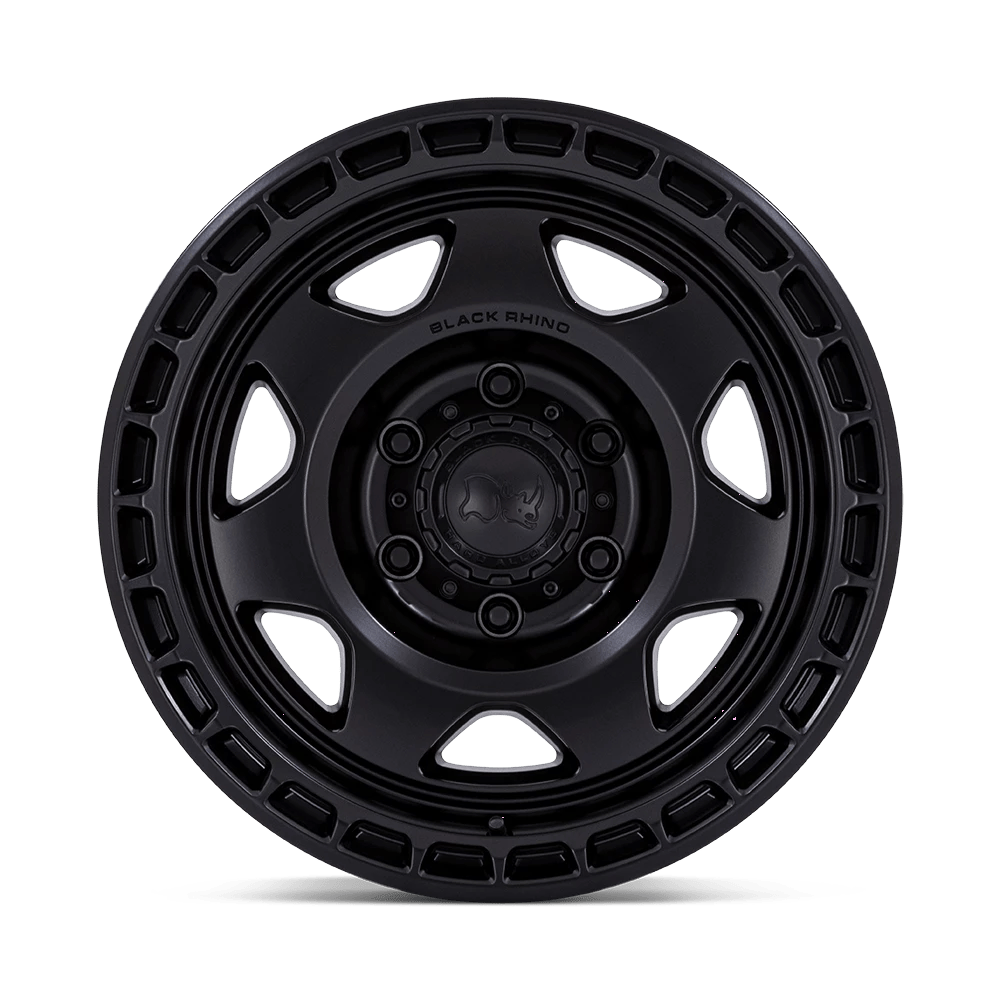 17x8.5 Black Rhino BR018 Voyager Matte Black Wheel 5x5 (-10mm)