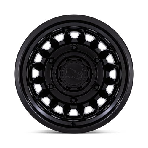 16x6 Black Rhino BR019 Aliso Matte Black DUALLY REAR Wheel 6x205 (-130mm)