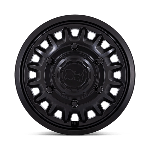 16x6 Black Rhino BR019 Aliso Matte Black DUALLY REAR Wheel 6x205 (-130mm)