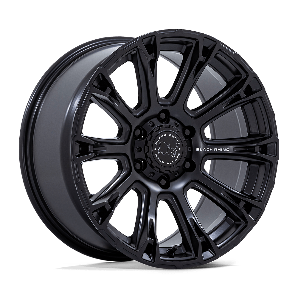 20x9 Black Rhino BR020 Diamondback Matte Black Wheel 6x5.5 (-12mm)