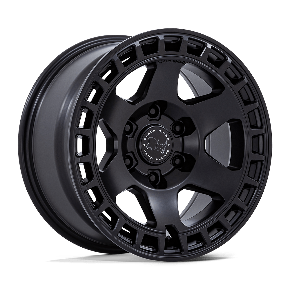 17x8.5 Black Rhino BR022 Bahari Matte Black Wheel 6x135 (0mm)