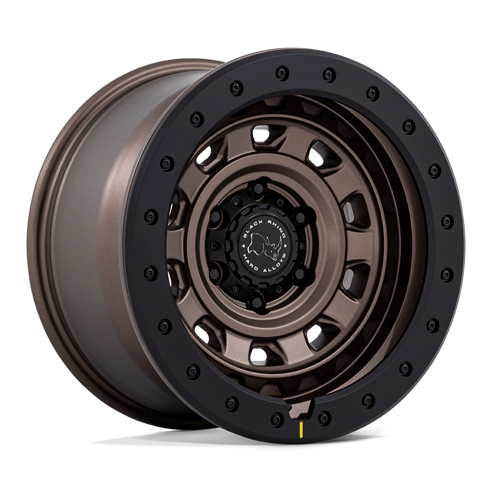 17x9 Black Rhino BR023 Xplorer Burnt Bronze Matte Black Lip Wheel 6x5.5 (12mm)