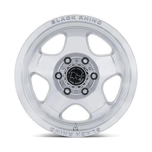 17x8 Black Rhino BR031 Sol Glossy Silver Machined Face Wheel 5x4.5 (20mm)