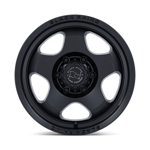 17x9 Black Rhino Hard Alloys BR031 Sol Matte Black Wheel 6x120 (12mm)