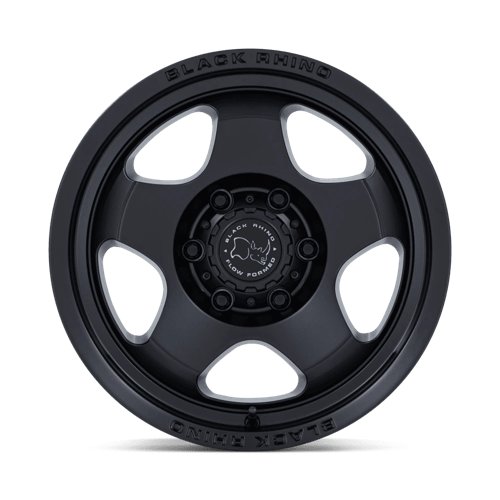 17x8 Black Rhino Hard Alloys BR031 Sol Matte Black Wheel 6x5.5 (20mm)