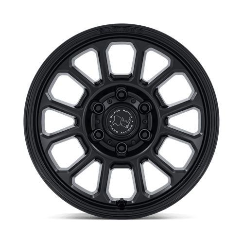 17x8 Black Rhino Hard Alloys BR033 Alta Matte Black Wheel 6x5.5 (32mm)