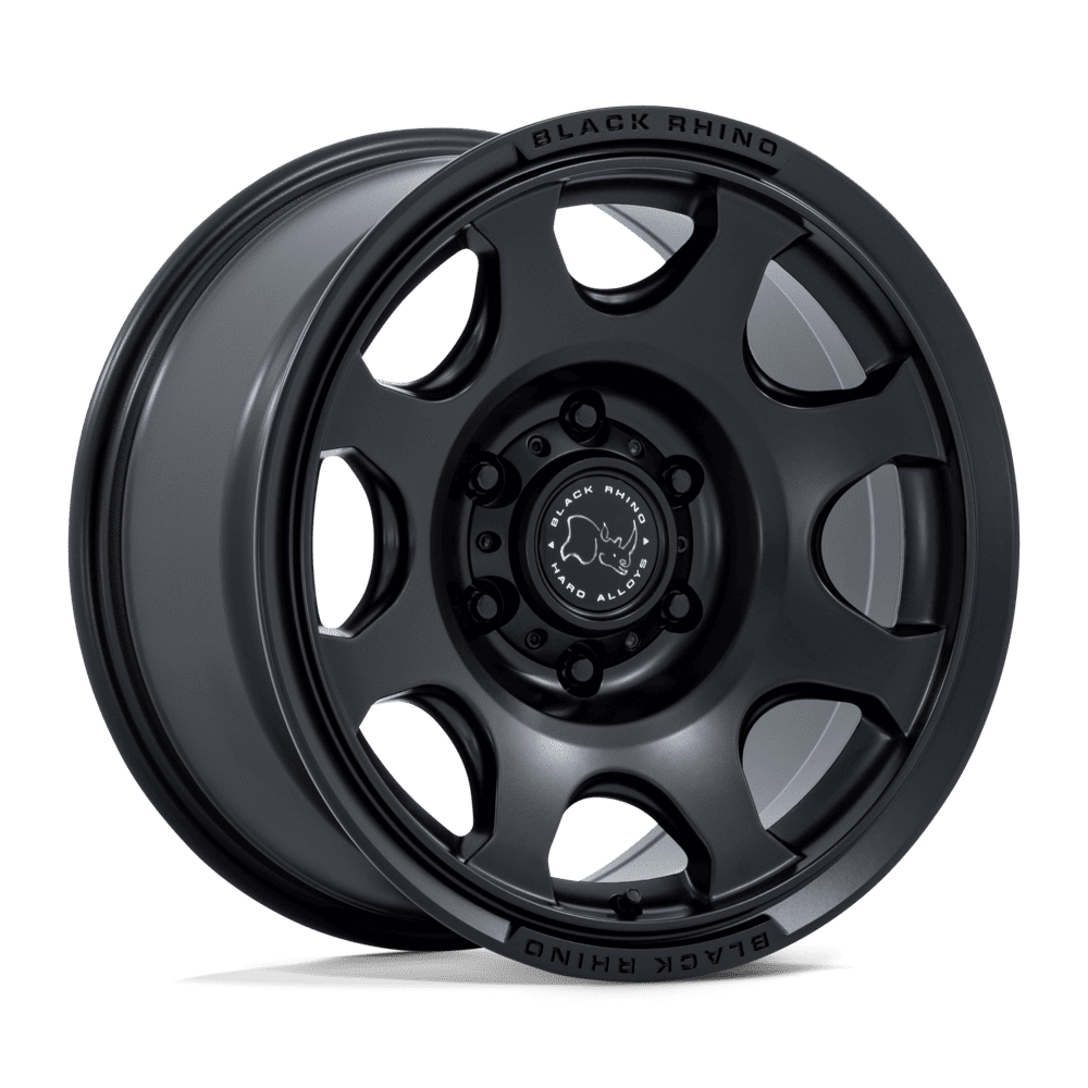 17x8.5 Black Rhino Hard Alloys BR037 Tembo Matte Black Wheel 5x5 (0mm)