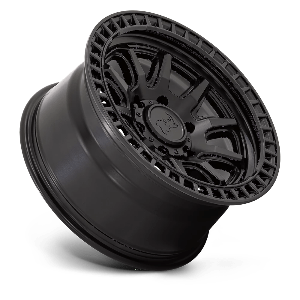17x8.5 Black Rhino Calico Matte Black Wheel 5x4.5 (34mm)