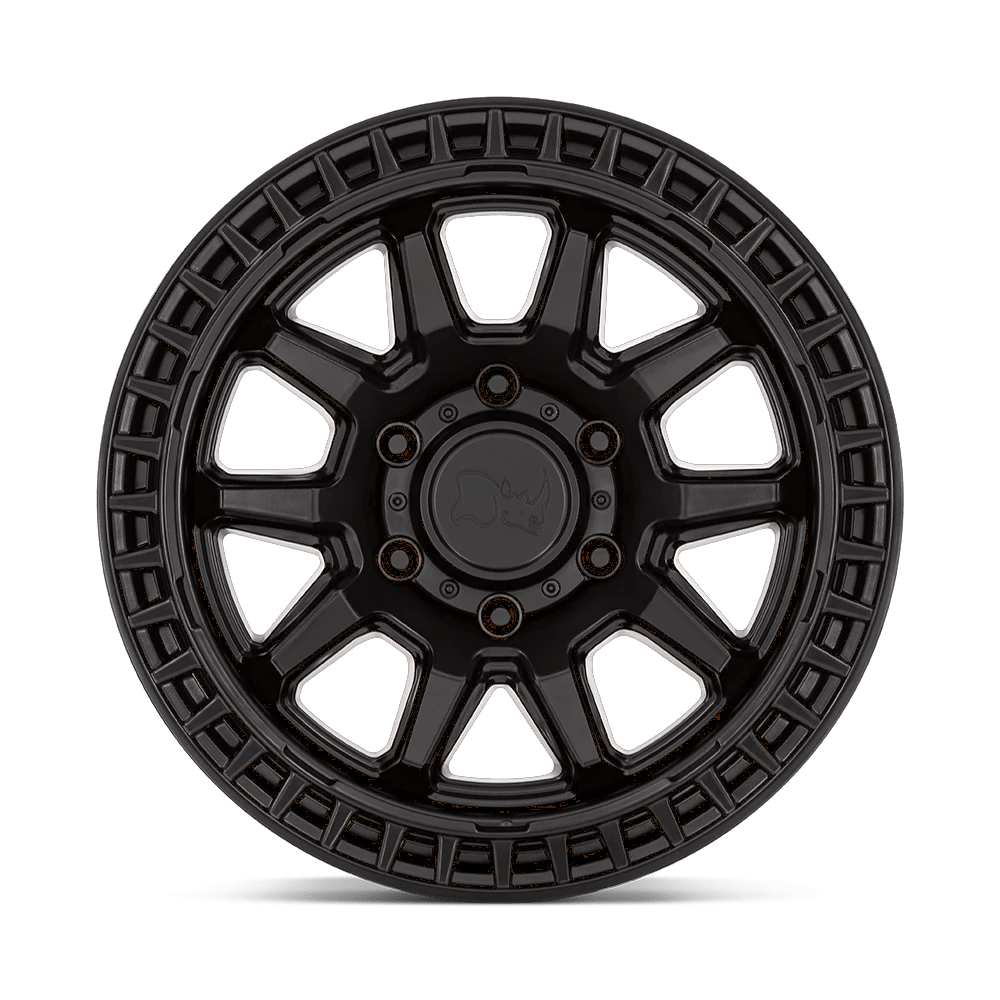 17x8.5 Black Rhino Calico Matte Black Wheel 5x120 (34mm)