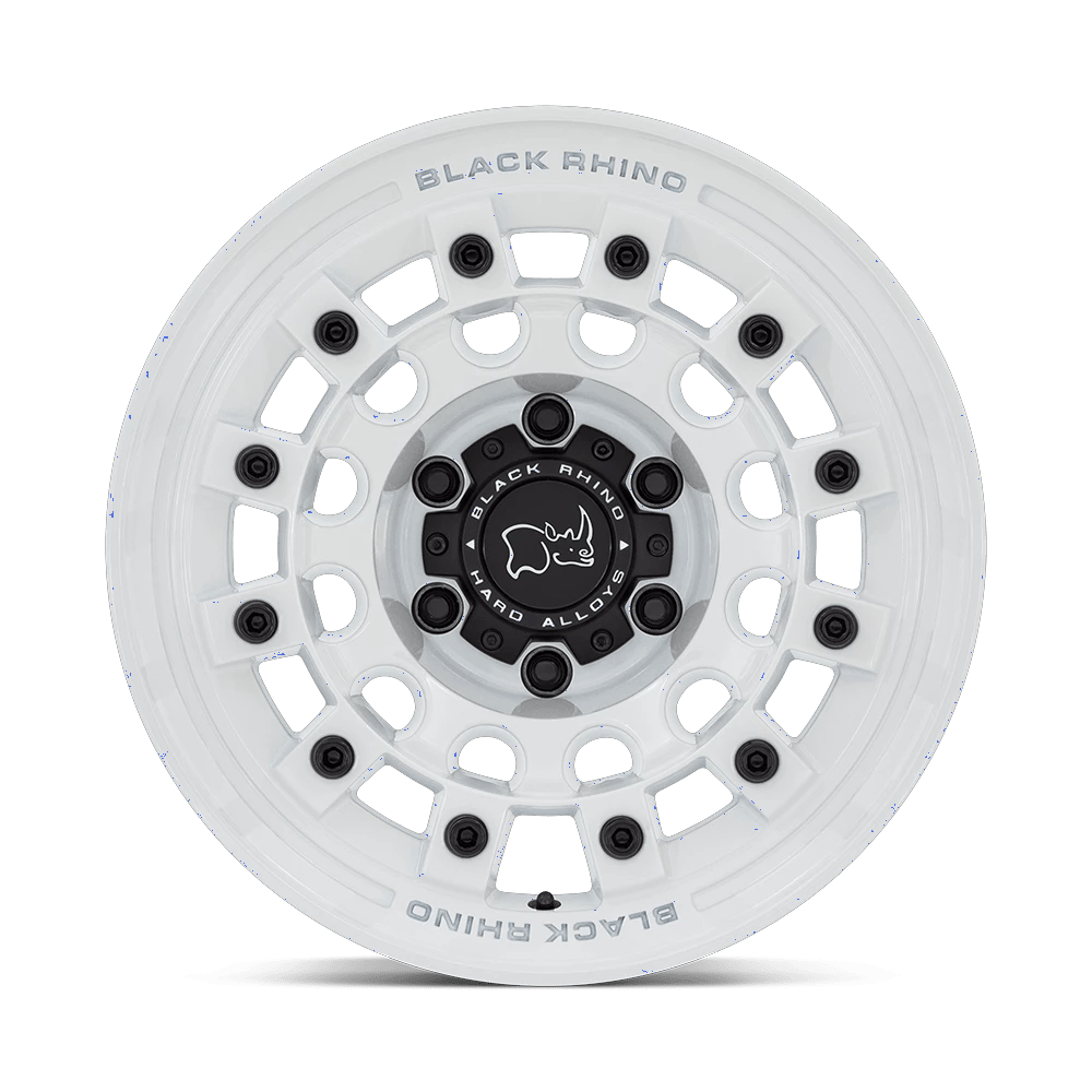 17x8 Black Rhino Fuji Gloss White Wheel 5x5 (38mm)