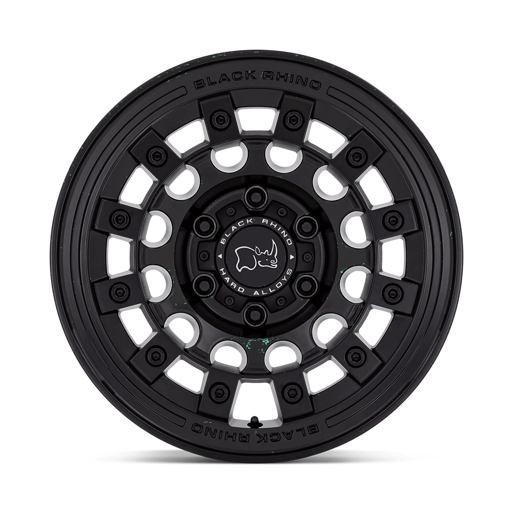 17x8 Black Rhino Fuji Matte Black Wheel 5x4.5 (30mm)