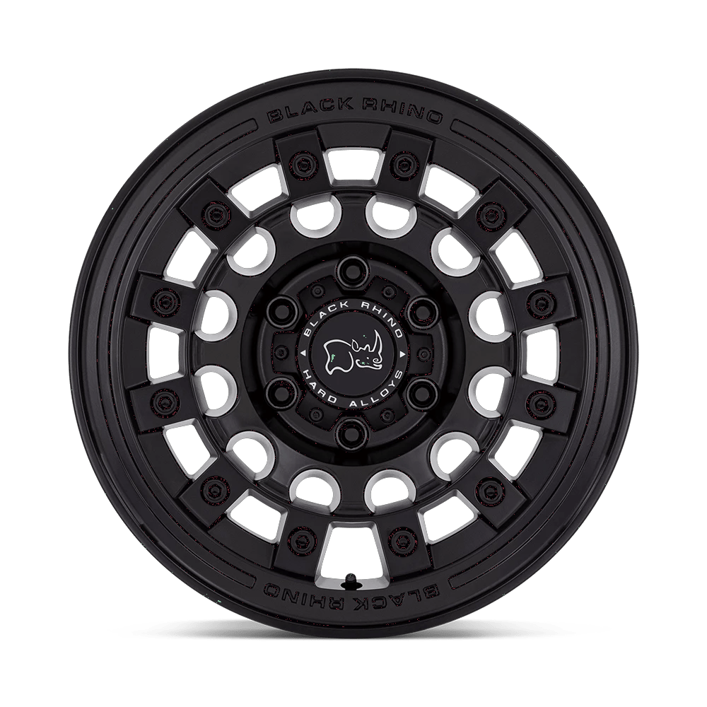 17x8 Black Rhino Fuji Matte Black Wheel 6x5.5 (20mm)