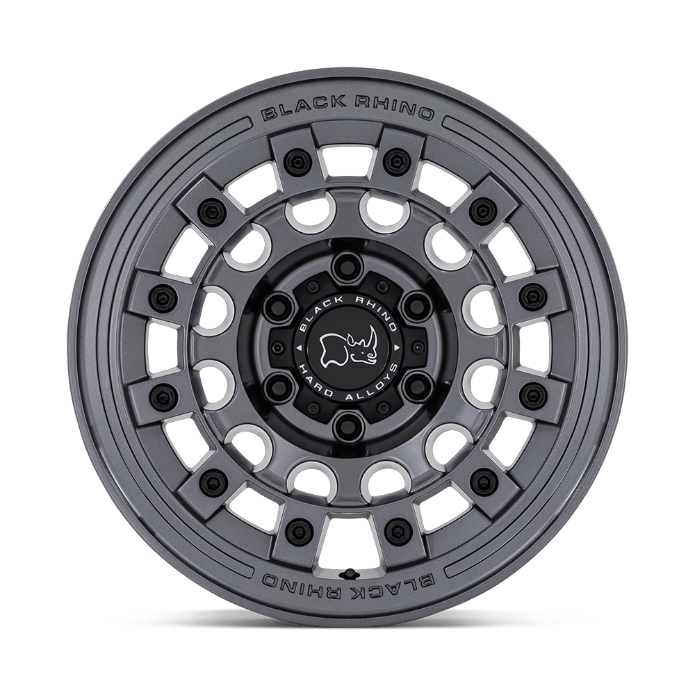 17x8 Black Rhino Fuji Matte Gunmetal Wheel 5x5 (38mm)
