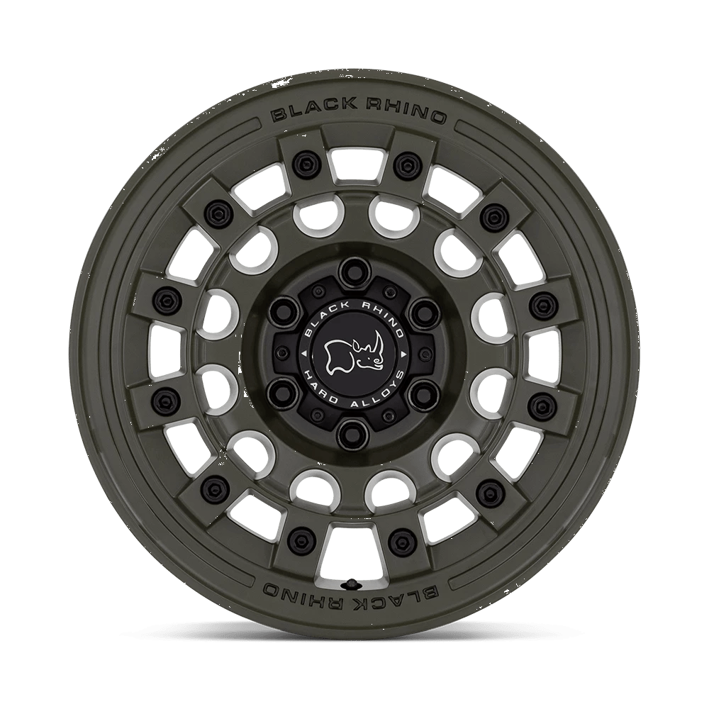 17x8 Black Rhino Fuji Olive Drab Green Wheel 6x5.5 (20mm)