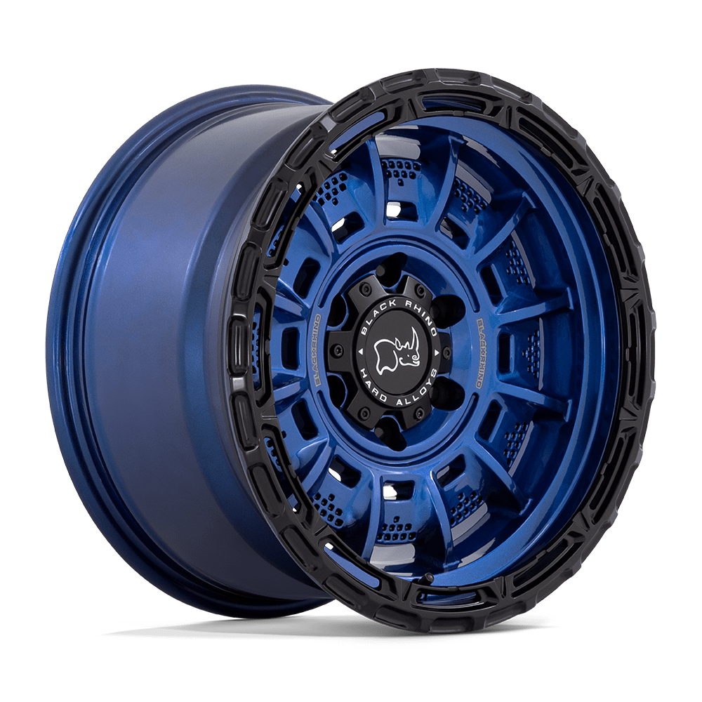 20x10 Black Rhino Legion Cobalt Blue With Black Lip Wheel 8x170 (-18mm)