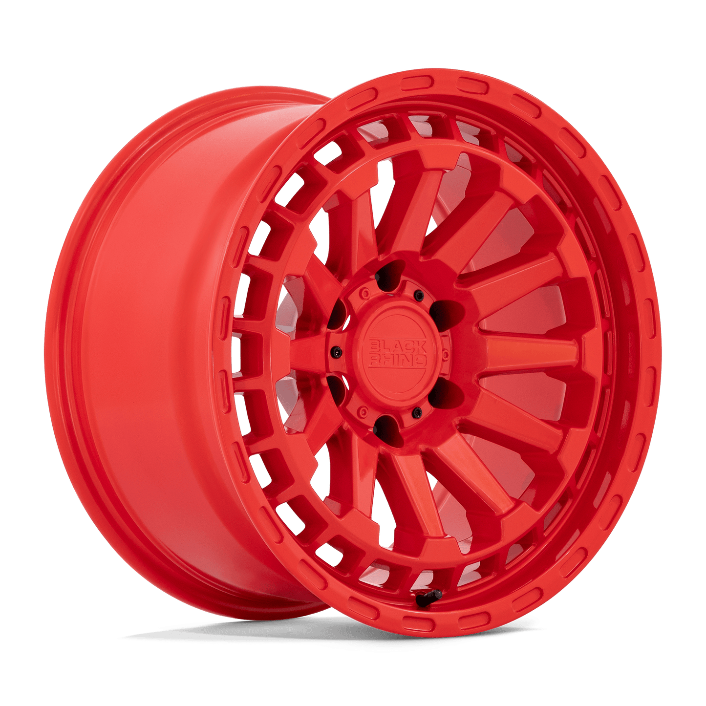 17x8.5 Black Rhino Raid Matte Red Wheel 6x5.5 (-18mm)