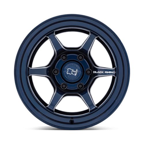 17x8.5 Black Rhino Shogun Gloss Midnight Blue Wheel 6x5.5 (20mm)