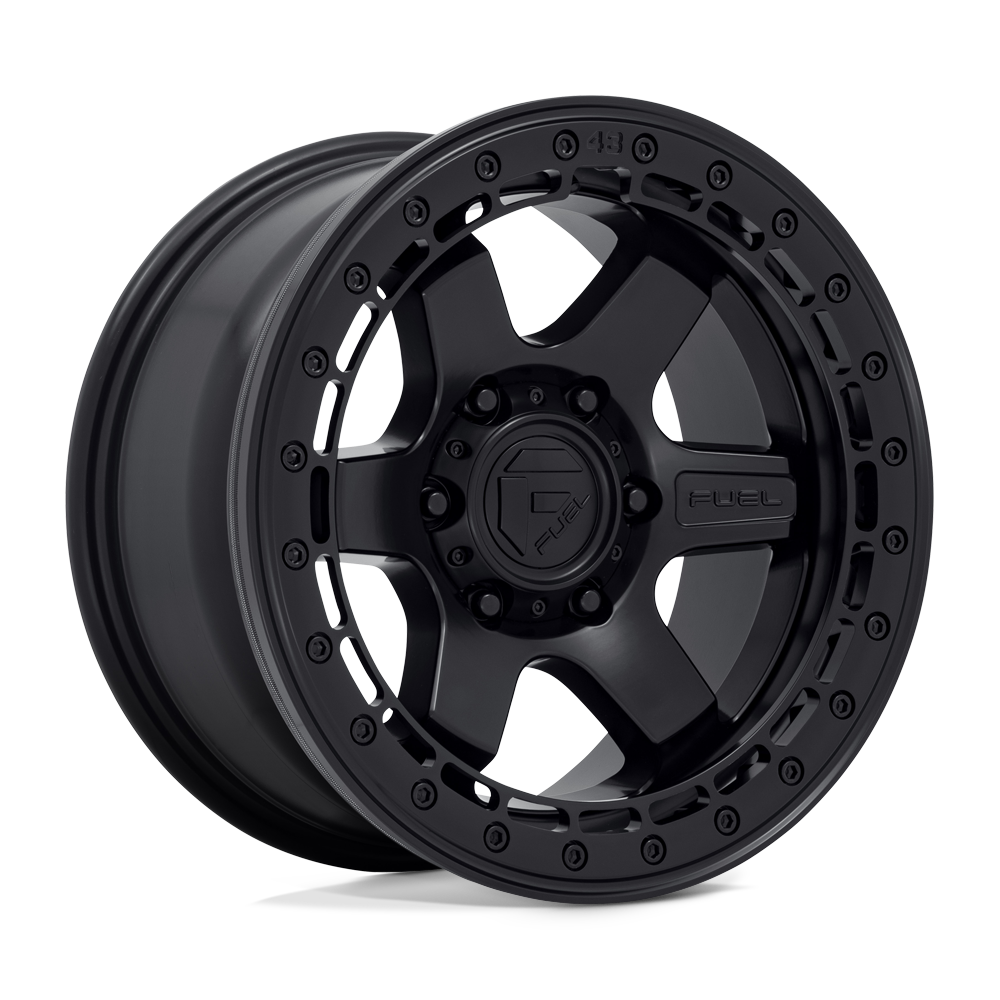 17x8.5 Fuel D122 Block BEADLOCK Matte Black Wheel 6x135 (0mm)
