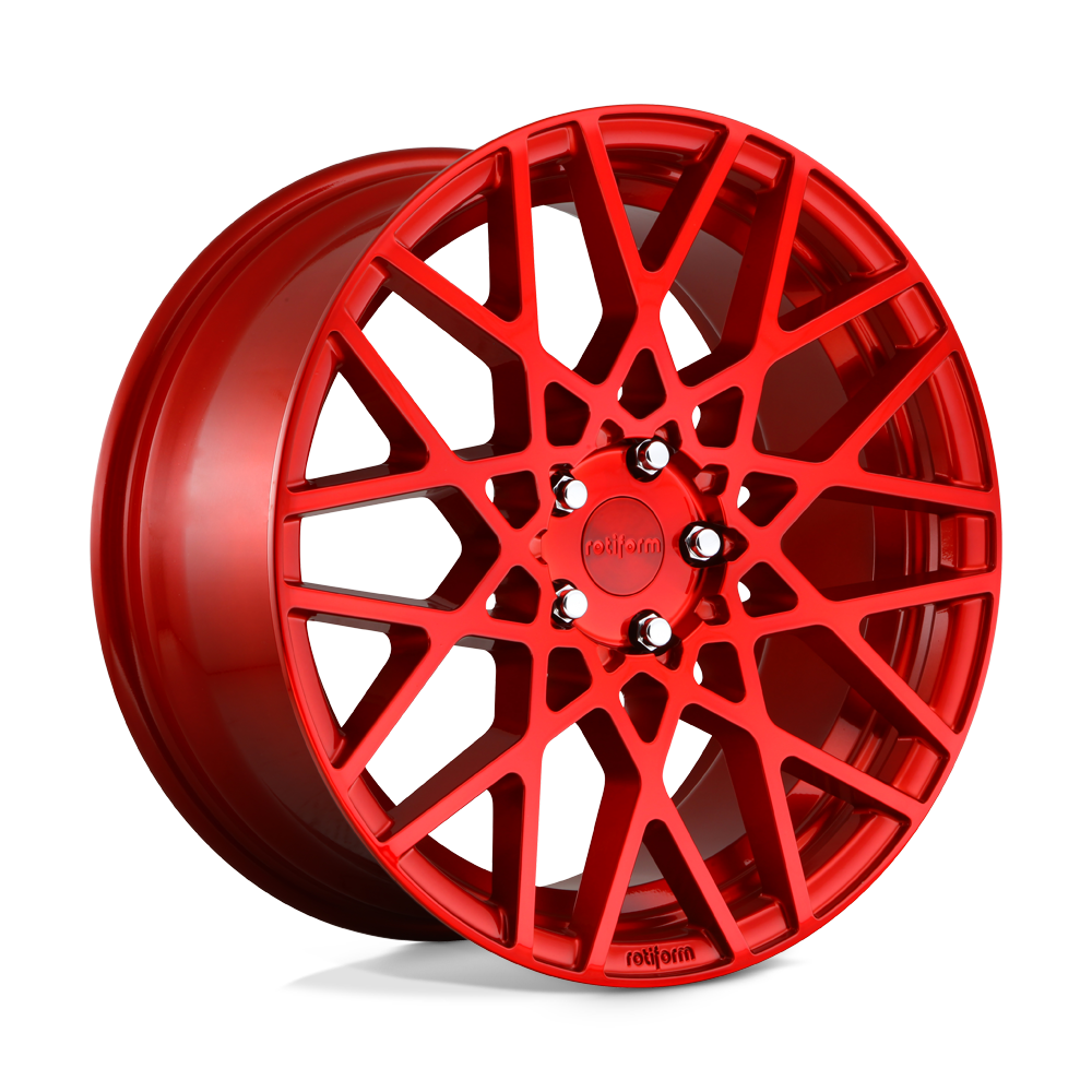 19x8.5 Rotiform R109 BLQ CANDY RED Wheel 5x112 (45mm)