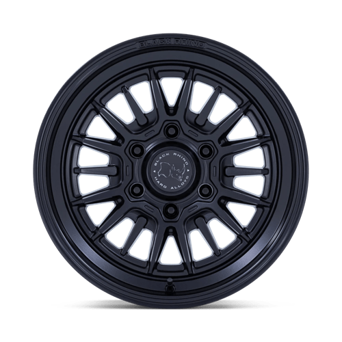 17x8.5 Black Rhino Hard Alloys BR030 Taleo Matte Black Wheel 6x5.5 (25mm)