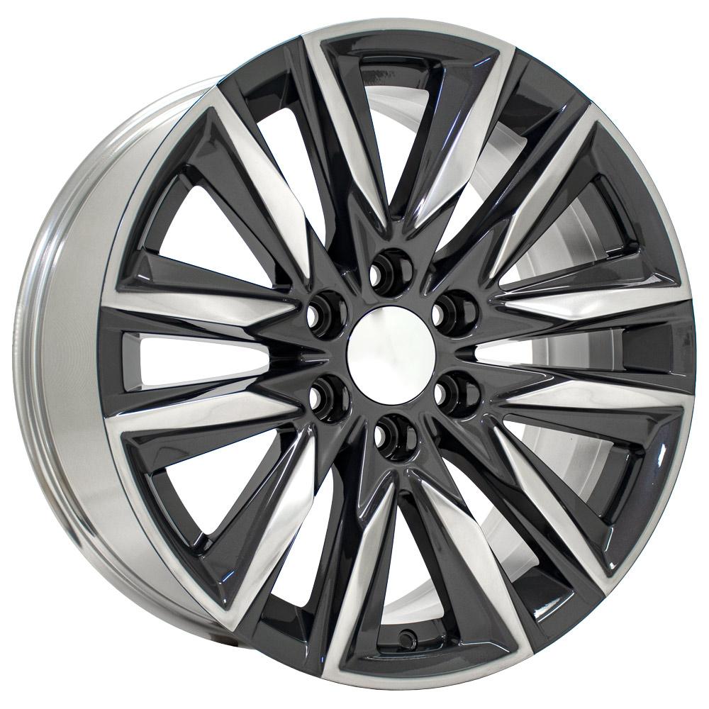 20x9 OE Wheels CA91 Gunmetal with Polished Face Wheel 6x5.5 (28mm)