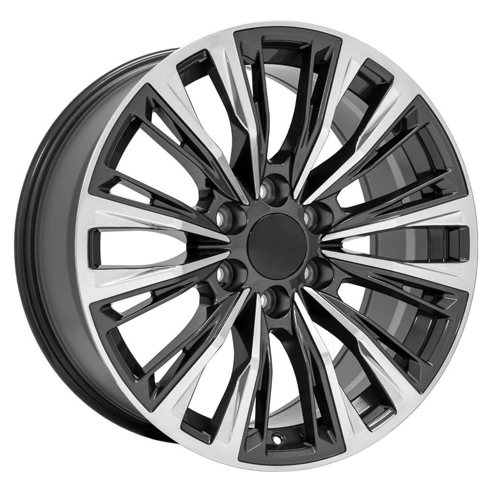 20x9 OE Wheels CA93 Gunmetal with Polished Face Wheel 6x5.5 (28mm)
