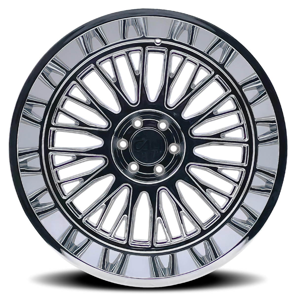 24x14 Cali Off-Road 9116 Vertex Chrome Wheel 6x5.5 (-76mm)