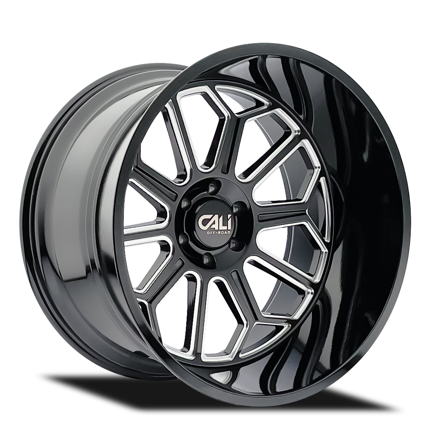 20x10 Cali Off-Road 9117 Auburn Gloss Black Milled Wheel 6x5.5 (-25mm)