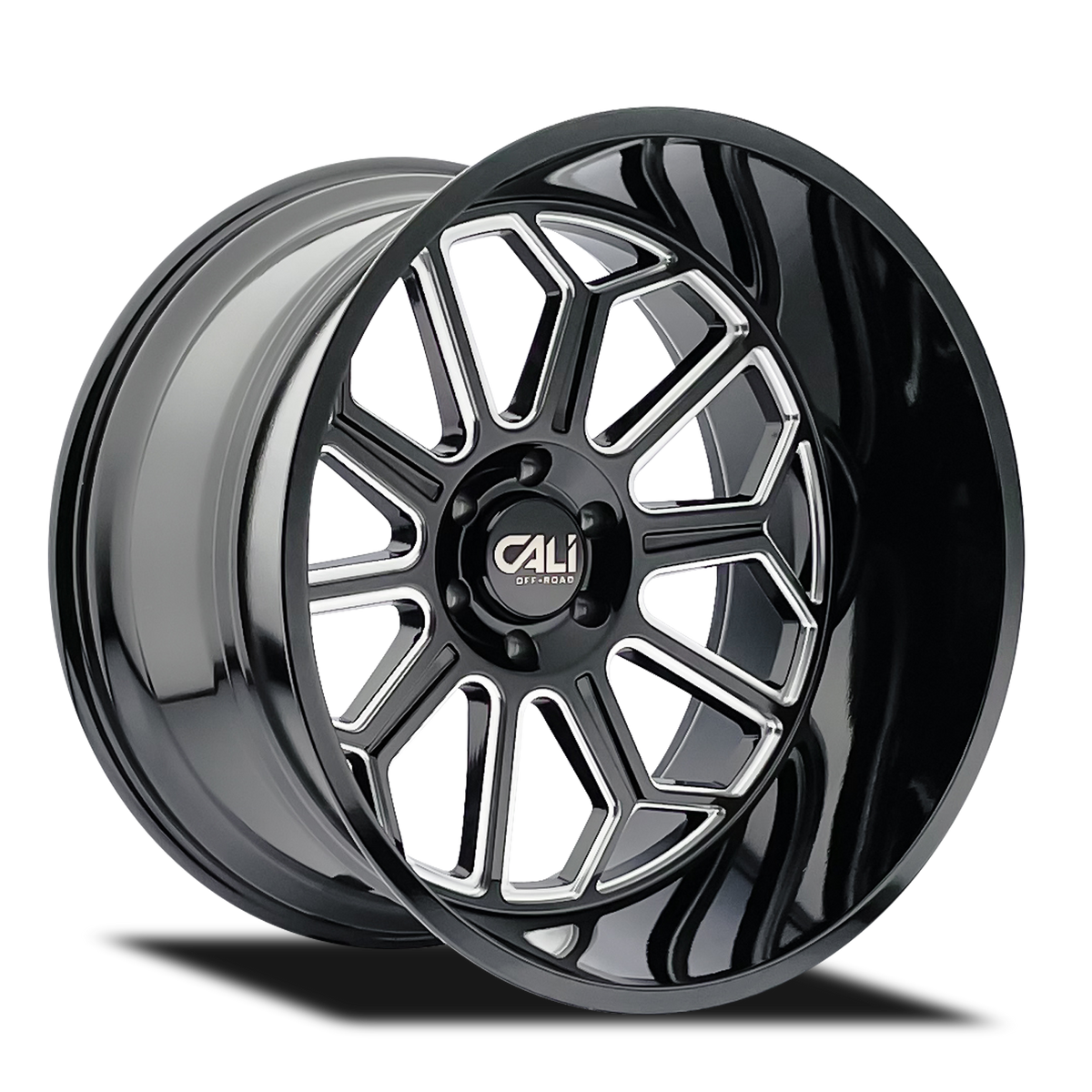 20x10 Cali Off-Road 9117 Auburn Gloss Black Milled Wheel 6x5.5 (-25mm)
