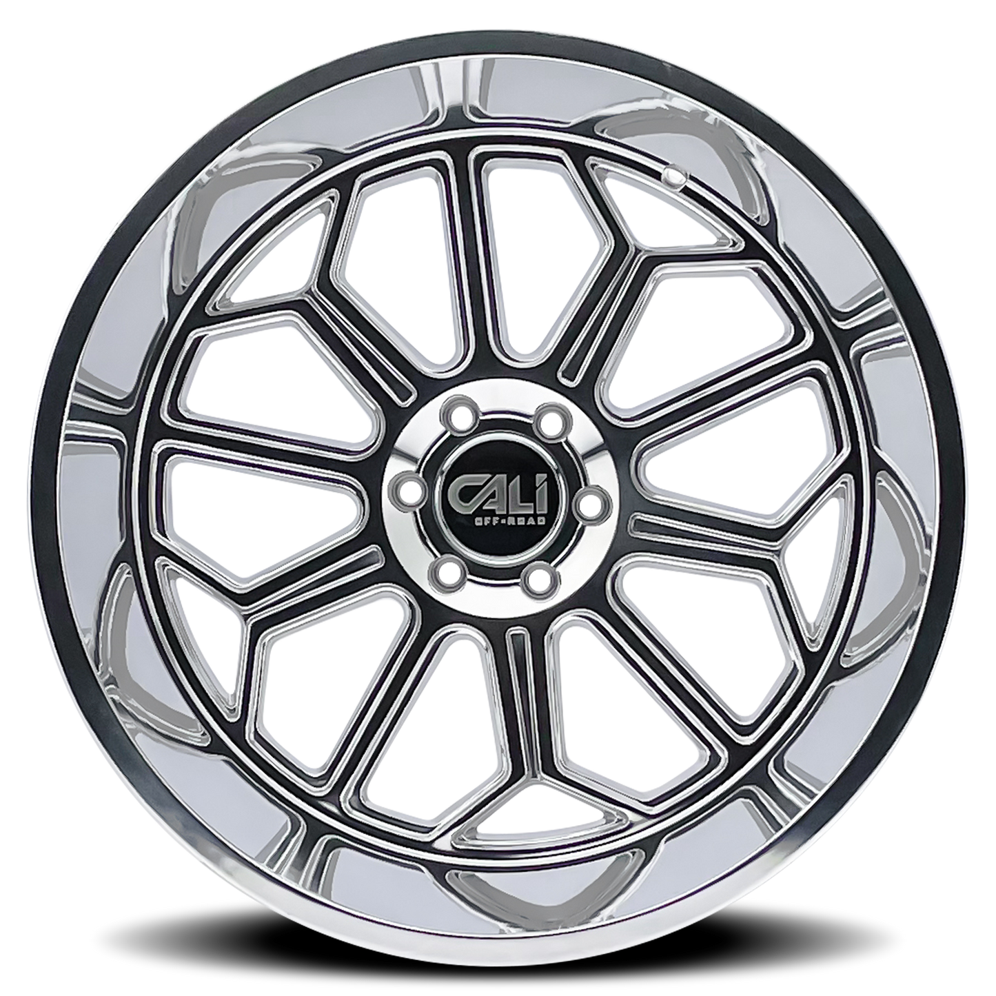20x10 Cali Off-Road 9117 Auburn Polished Wheel 6x135 (-25mm)
