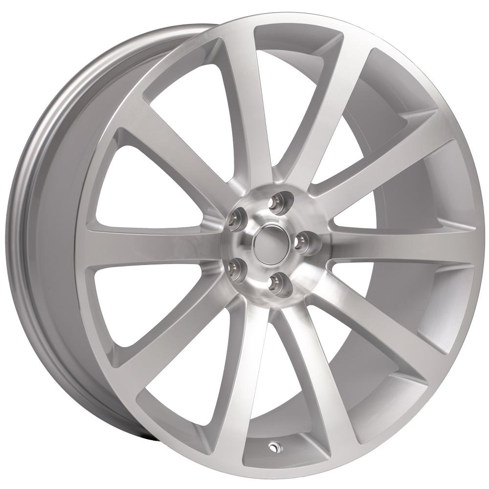 22x9 OE Wheels CL02 Silver Machined Wheel 5x115 (18mm)