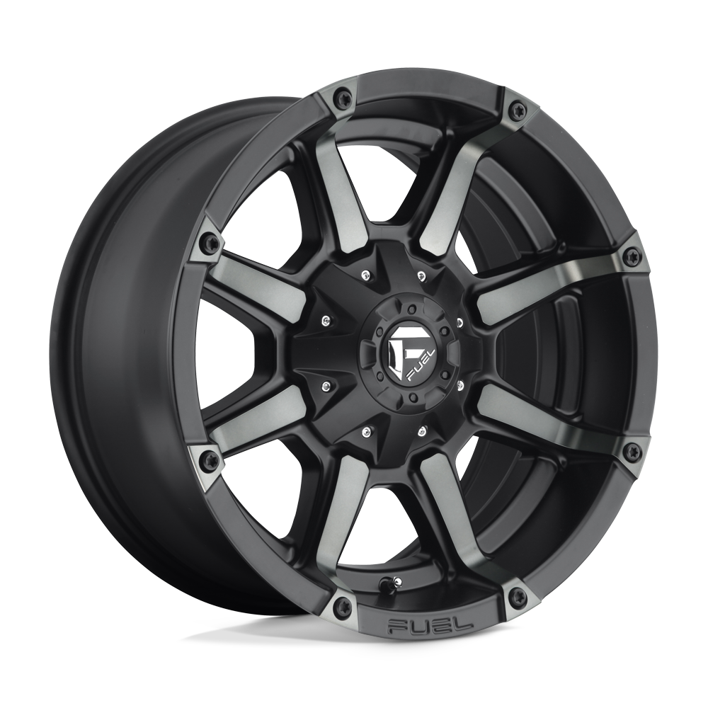 18x9 Fuel D556 Coupler Black & Machined Wheel 6x5.5/6x135 (1mm)