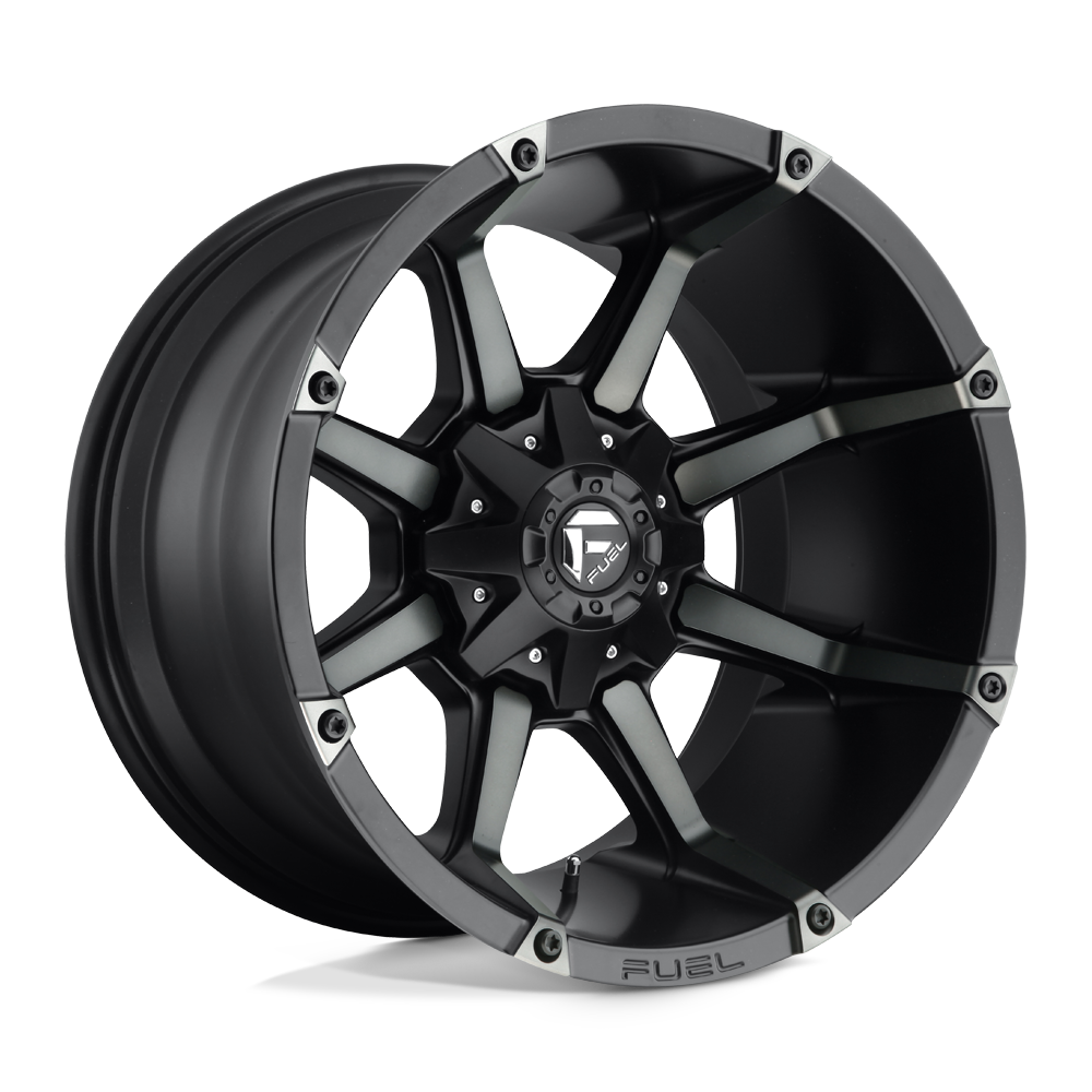 18x9 Fuel D556 Coupler Black & Machined Wheel 6x5.5/6x135 (19mm)