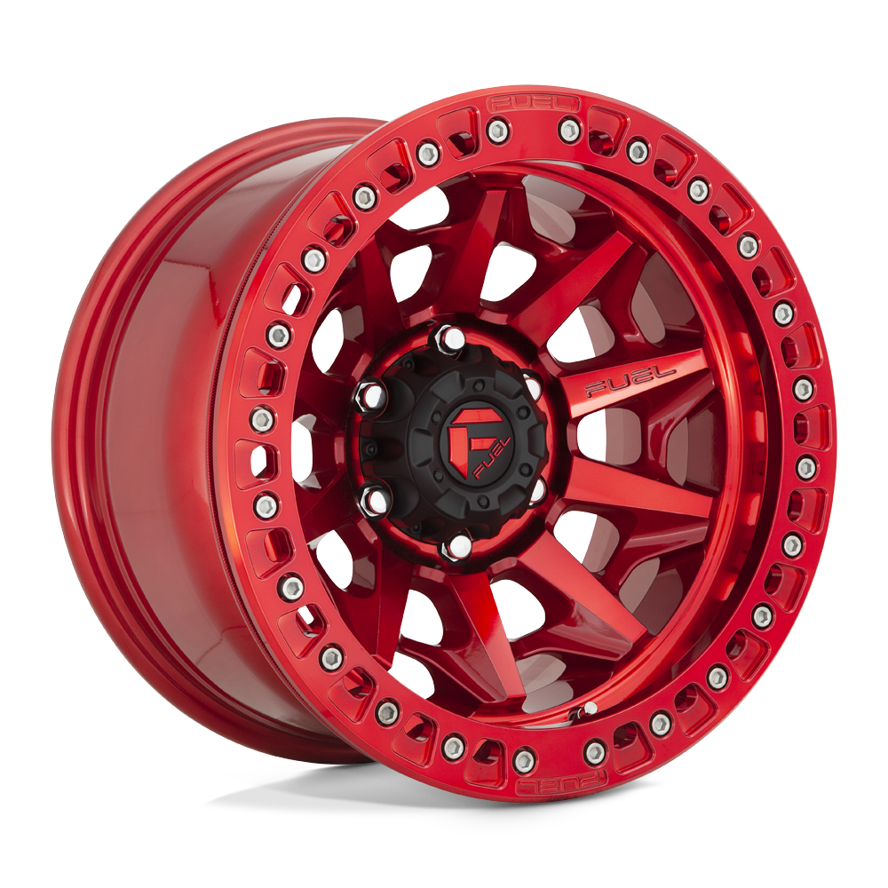 17x9 Fuel D113 Covert BEADLOCK Candy Red Wheel 6x135 (-15mm)
