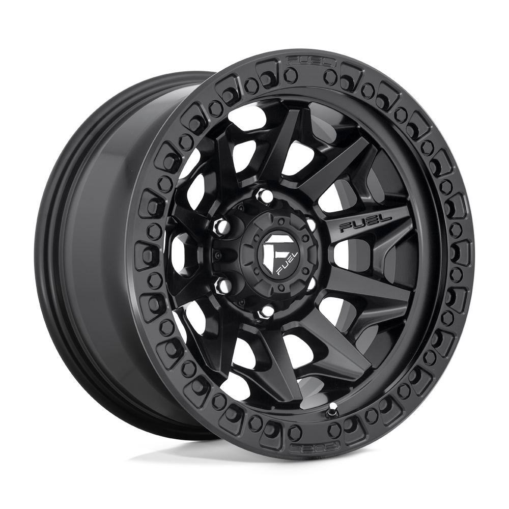 17x9 Fuel D694 COVERT MATTE BLACK Wheel 6x5.5 (-12mm)