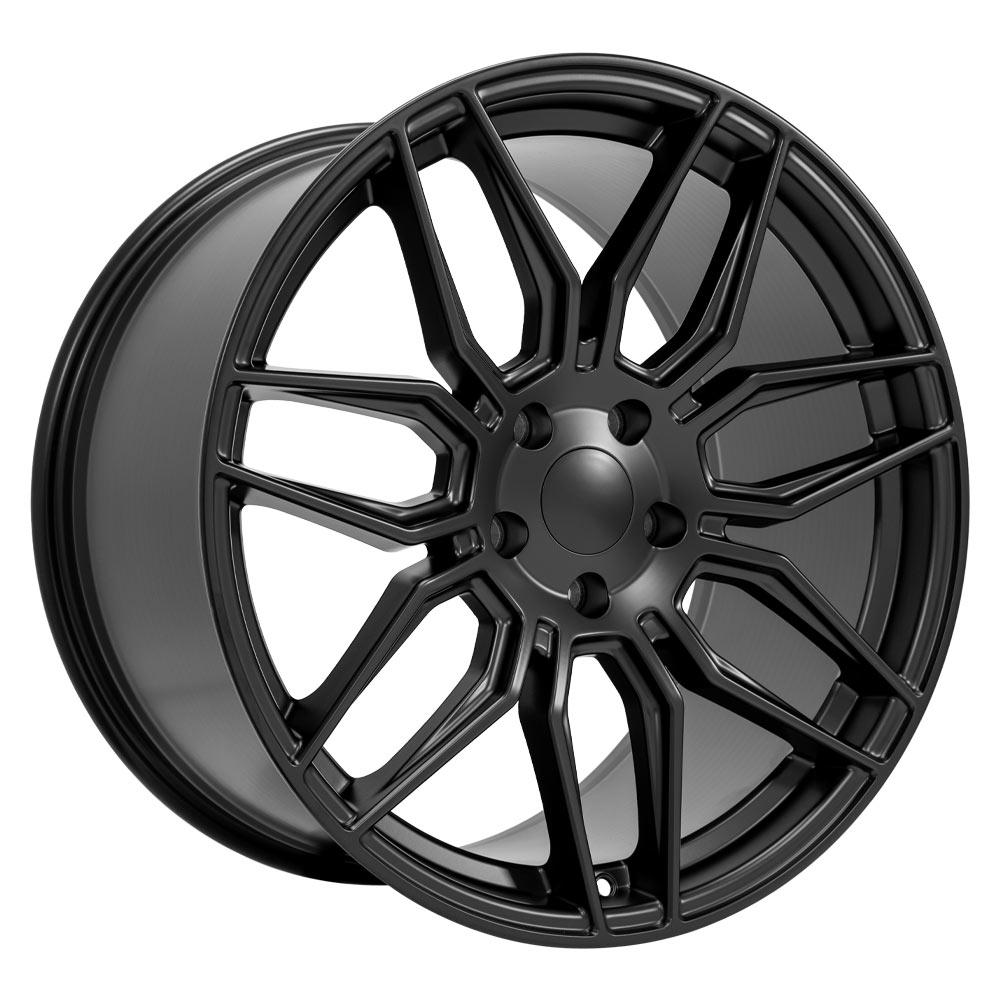 20x11 OE Wheels CV03D Satin Black Wheel 5x120 (64mm)