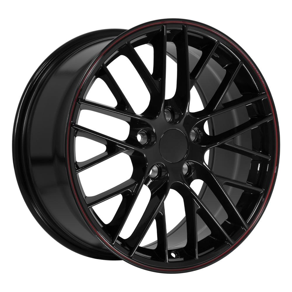 18x8.5 OE Wheels CV08B Gloss Black Wheel 5x4.75 (56mm)
