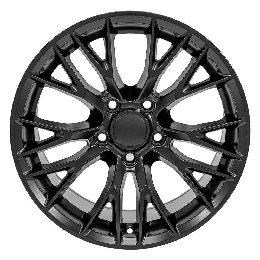 18x8.5 OE Wheels CV22B Satin Black Wheel 5x4.75 (56mm)