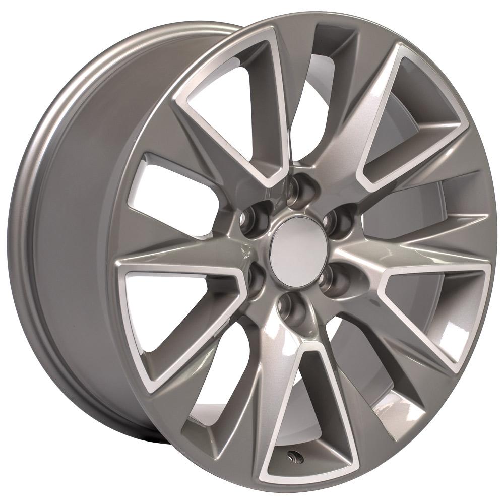 20x9 OE Wheels CV26 Silver Machined Wheel 6x5.5 (28mm)