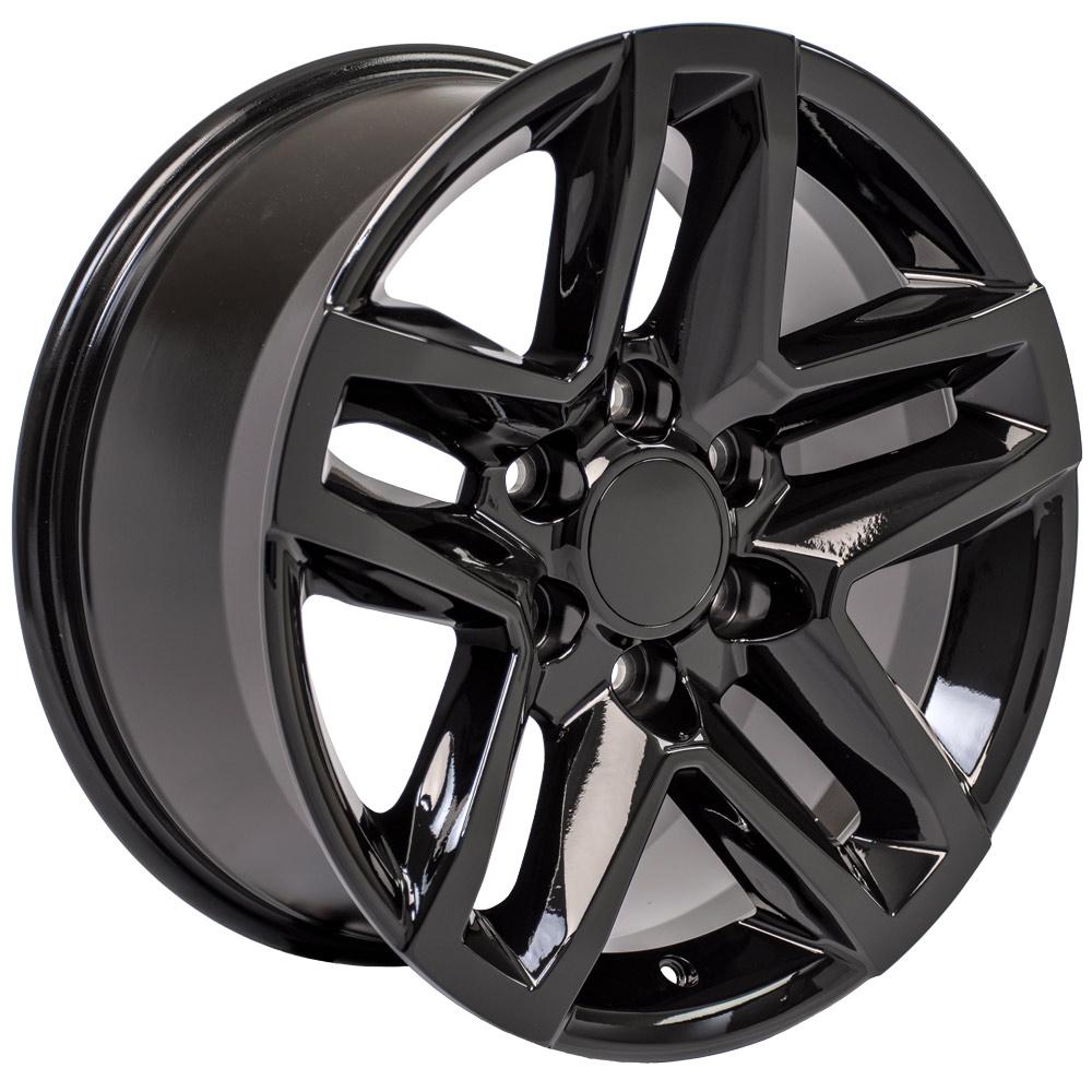 18x8.5 OE Wheels CV34B Gloss Black Wheel 6x5.5 (26mm)