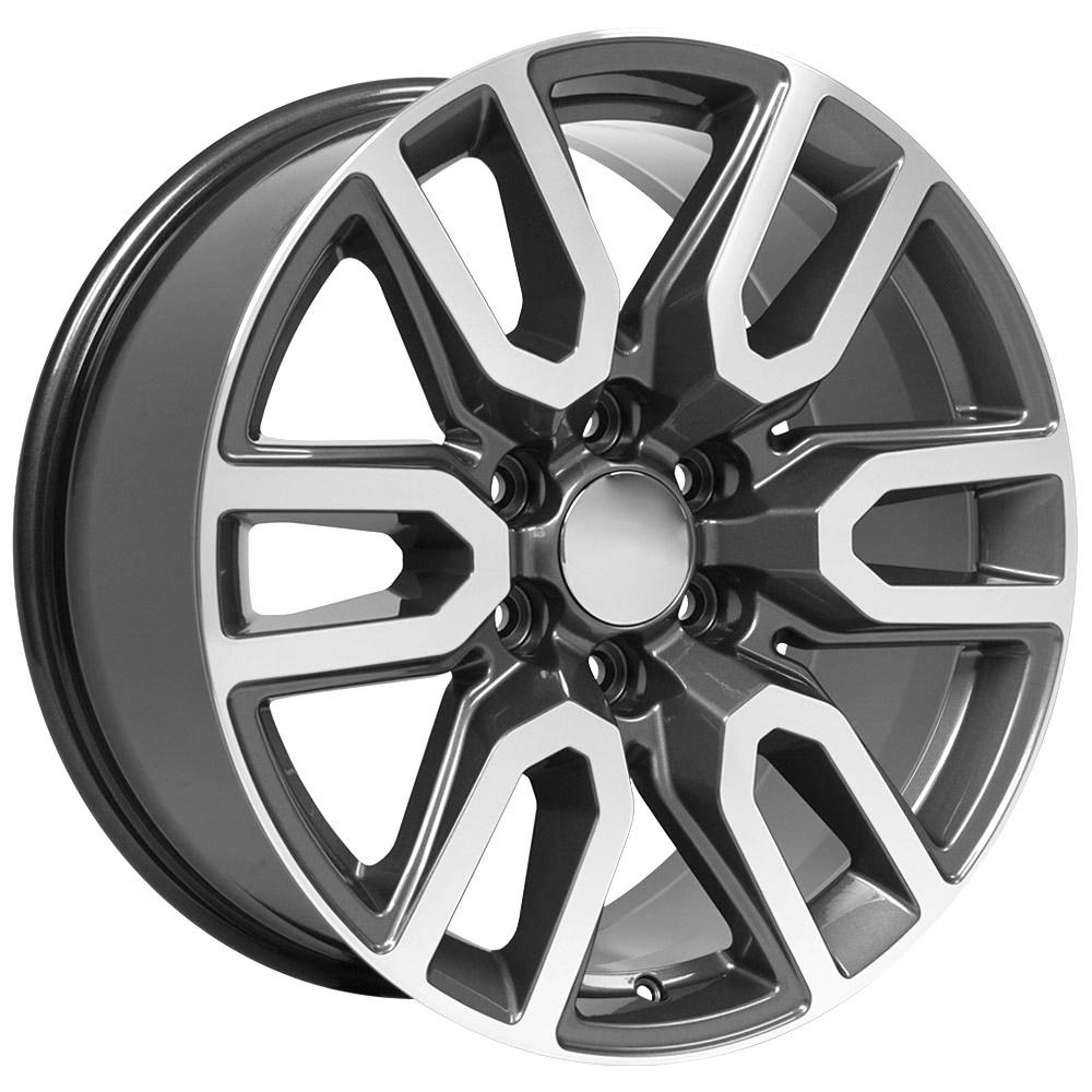 20x9 OE Wheels CV36 Gunmetal Machined Wheel 6x5.5 (24mm)