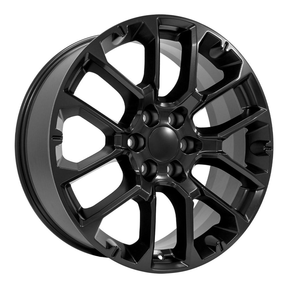 22x9 OE Wheels CV67 Satin Black Wheel 6x5.5 (28mm)
