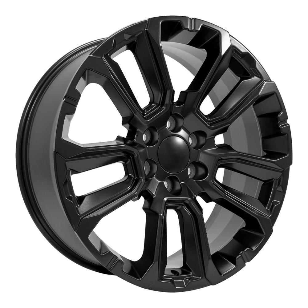 22x9 OE Wheels CV68 Satin Black Wheel 6x5.5 (28mm)