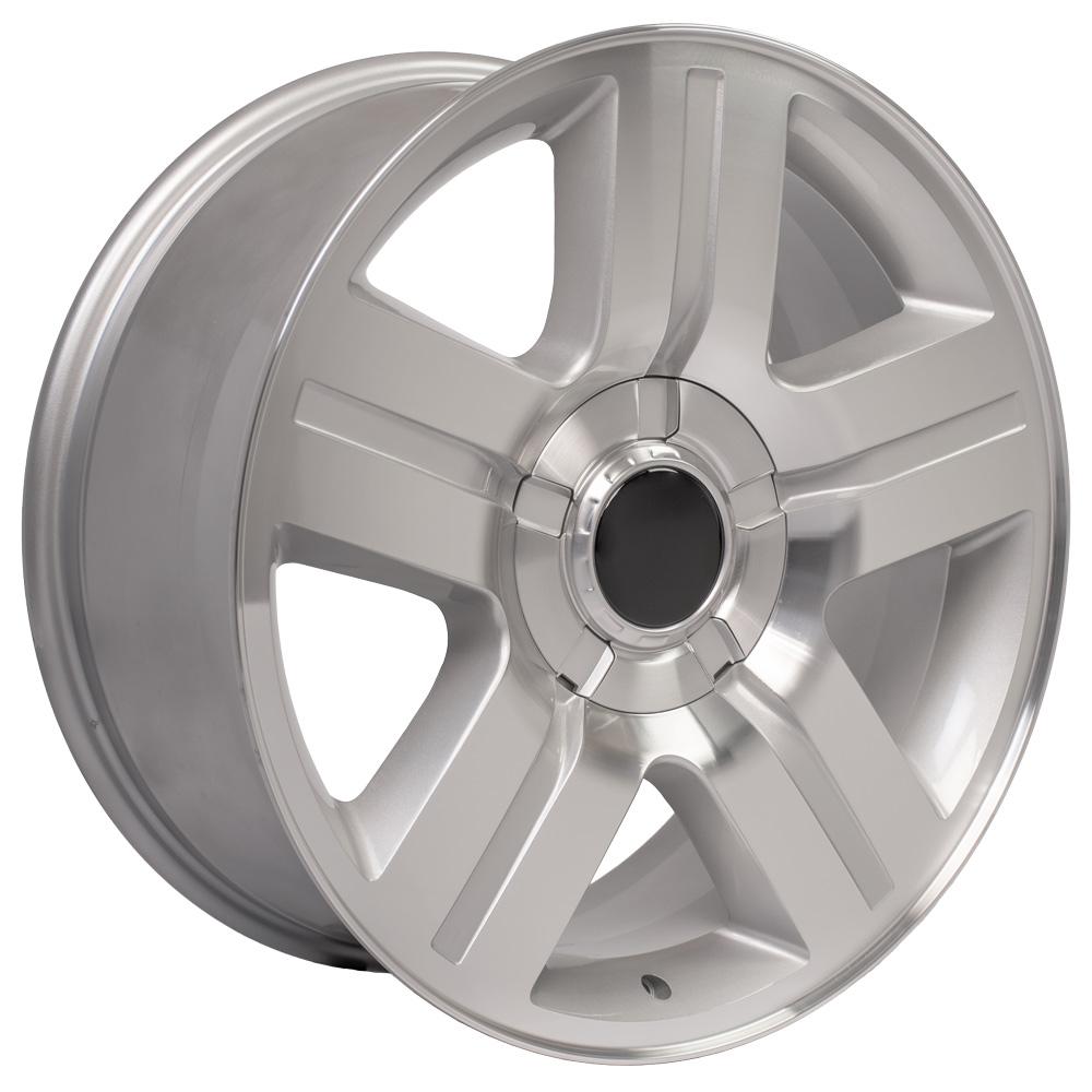 20x8.5 OE Wheels CV84 Silver Machined Wheel 6x5.5 (31mm)