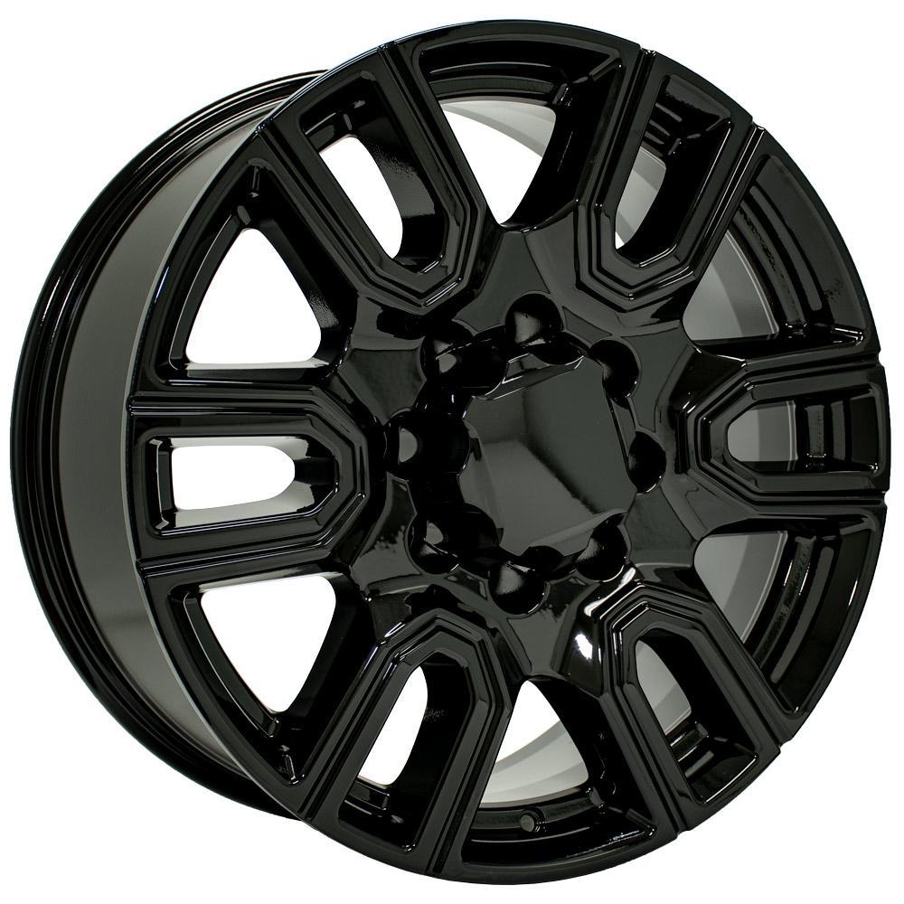 20x8.5 OE Wheels CV96B Gloss Black Wheel 8x180 (47mm)